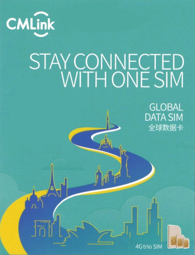 Cmlink Europe 15 Days 7.5GB Unlimited Data (40 Countries)